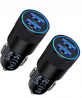 Fast Car Charger, 2Pack 3.4A Fast Charging Car Adapter Dual Port Cigarette Lighter USB Charger for i
