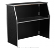 Flash Furniture 4' Black Marble Laminate Foldable Bar