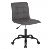 Flash Furniture Sorrento Home and Office Task Chair in Gray LeatherSoft
