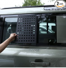 for Land Rover Defender 110 2020 2021 Car Styling Aluminum Alloy Black Car Window Side Glass Protect