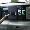 for Land Rover Defender 110 2020 2021 Car Styling Aluminum Alloy Black Car Window Side Glass Protect