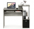 FURINNO Econ Multipurpose Home Office Computer Writing Desk, French Oak Grey