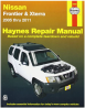 Haynes 72032 Nissan Frontier and Xterra Haynes Repair Manual for 2005-2014 covering all two and four