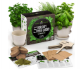 Indoor Herb Garden Starter Kit - Herb Seeds Gardening Kit Planting Pots & Potting Soil - Heirloom & 