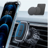 LISEN Car Phone Holder Mount, [Upgraded Clip] Magnetic Phone Car Mount [6 Strong Magnets] Cell Phone