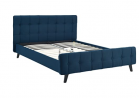 Modway Ophelia Upholstered Azure Queen Platform Bed With Wood Slat Support