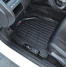 Motor Trend 923-BK Black FlexTough Contour Liners-Deep Dish Heavy Duty Rubber Floor Mats for Car SUV