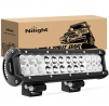 Nilight - NI06A-72W 12Inch 72W Spot Flood Combo Led Light Bar Off Road Lights Boat Lights Fog Light 