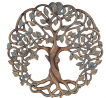 Old River Outdoors Tree of Life Wall Plaque 11 5/8 Inches Decorative Celtic Garden Art Sculpture