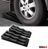 OMAC Auto Accessories Car Multilevel Ramp Heavy Duty Leveling Blocks | Black Chocks Car Tires Liftin