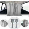 OMAC Van Cab Divider Curtains Campervan Sunshade Blinds Kit Grey | Fits Mercedes Sprinter Accessorie