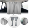 OMAC Van Cab Divider Curtains Campervan Sunshade Blinds Kit Grey | Fits Mercedes Sprinter Accessorie