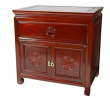 Oriental Furniture Rosewood Bedside Cabinet - Cherry