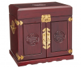 Oriental Furniture Rosewood Jewelry Cabinet with 5 Drawers - Dark Rosewood