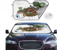 PMOMG Rat Fink Windshield Sunshade, can Keep The Vehicle Cool and Undamaged, Easy-to-use car Accesso