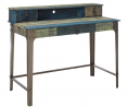 Powell Furniture Calypso Desk, Wood with Multi Color Accents,