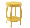 Powell Furniture Powell Round Shelf, Yellow Table