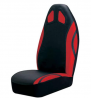 Seat Airbag Safe Simulated Leather Universal Bucket Seat Cover, Red