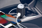 technaxx TX-159 Portable Disco Light and 3-Port USB Car Charger with Quick Charge