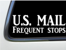 ThatLilCabin - U.S. Mail Frequent Stops car Window Decal Rural Carrier 8