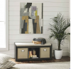 The Better Homes and Gardens 3 Cube Storage Bench (Espresso)
