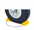 Tigerchocks AC201 Urethane Lightweight Commercial Aviation Wheel Chock, Yellow, 5.5