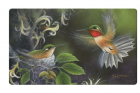 Toland Home Garden Rufous Hummingbird 18 x 30 Inch Decorative Floor Mat Flying Bird Tree Nest Doorma