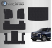 TOUGHPRO Floor Mat Accessories Set + 3rd Row + Cargo Compatible with Cadillac Escalade ESV - 2nd Row