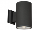 Vidalite Modern Slim LED Exterior Up/Down Wall Mounted Short Cylinder Light 3000K 1400 Lumens for Ou
