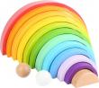 Wooden Rainbow With 2 Balls