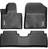 YITAMOTOR Floor Mats Compatible with 2016-2021 Kia Sorento, Custom Fit Black TPE Floor Liners 1st & 