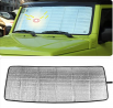 YOCTM for Suzuki Jimny 2019 2020 Silver Car Windshield Sun Shade Reflector Foldable Sun Visor Protec