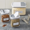 Better Homes & Gardens Shake & Store 3 Pack Container Set with Labels