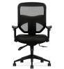 HON Prominent High Back Task Mesh Computer Chair with Arms for Office Desk, Black (HVL532), Asynchro