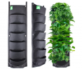 Meiwo New Upgraded Deeper and Bigger 7 Pocket Hanging Vertical Garden Wall Planter for Yard Garden H