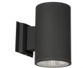 Vidalite Modern Slim LED Exterior Up/Down Wall Mounted Short Cylinder Light 3000K 1400 Lumens for Ou
